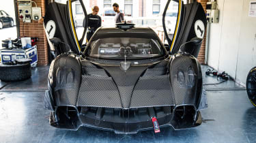 Pagani Huayra R testing